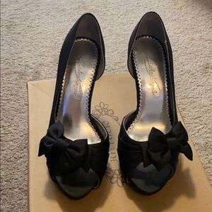 Special occasions black heels! David’s Bridal